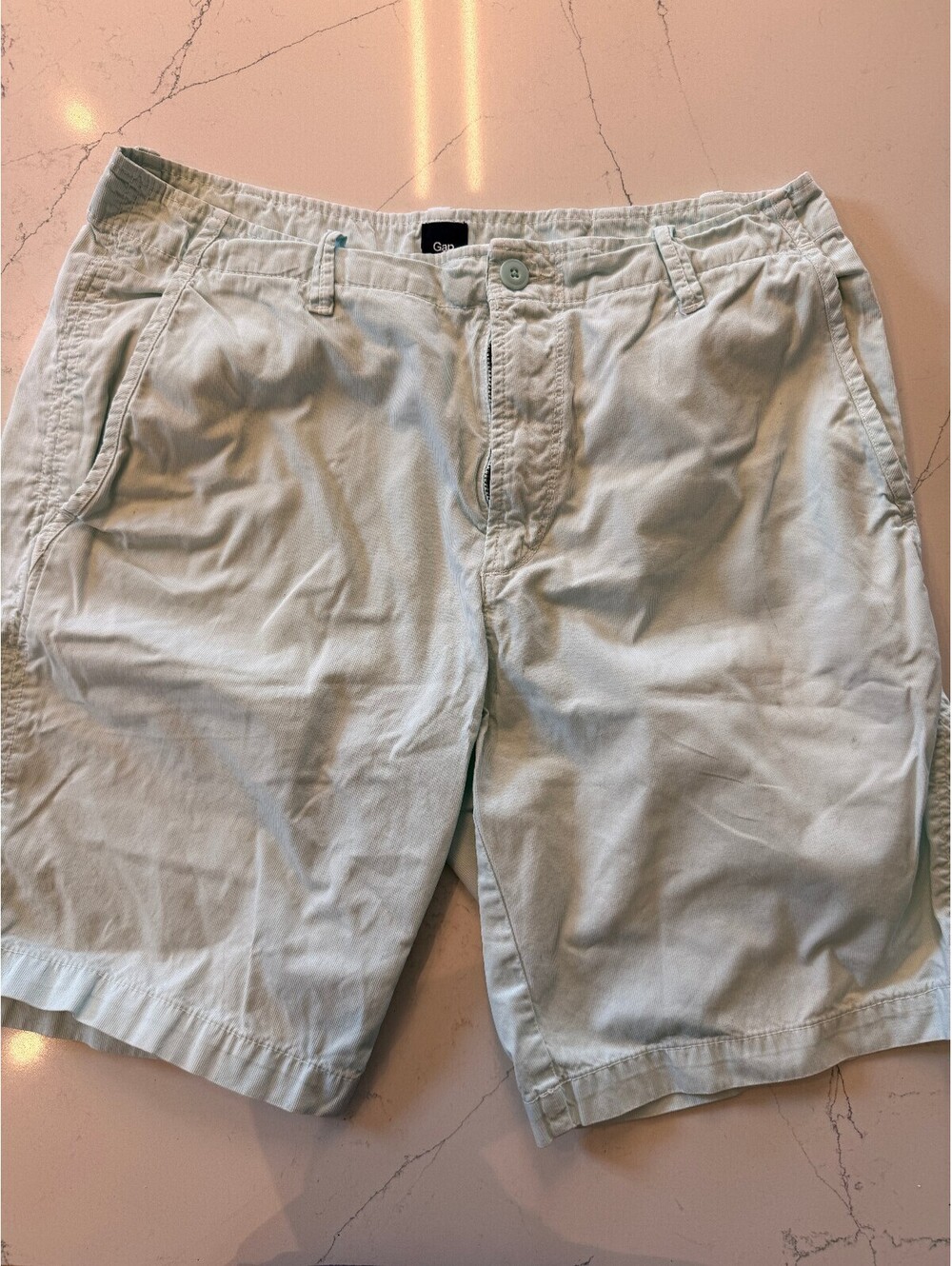 Gap Men's Shorts, Mint Green, Size 34